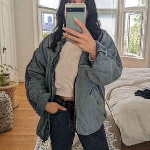 Free people dolman quilted jacket